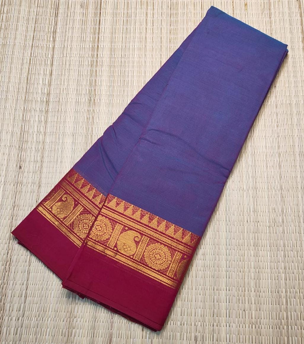 Premium 100% Kanchi Cotton Saree – Elegant & Vibrant