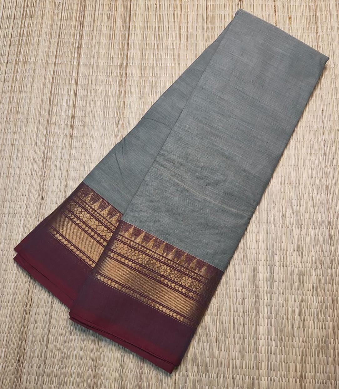Premium 100% Kanchi Cotton Saree – Elegant & Vibrant
