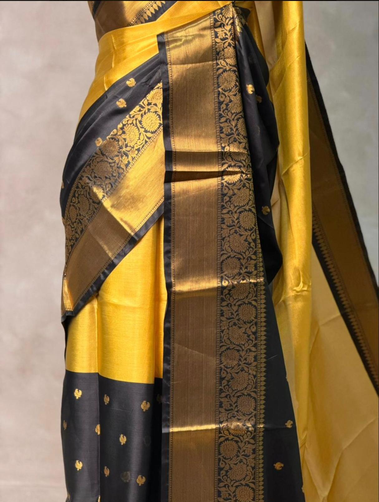 ASBS0030 Banarasi Silk Half and half Saree