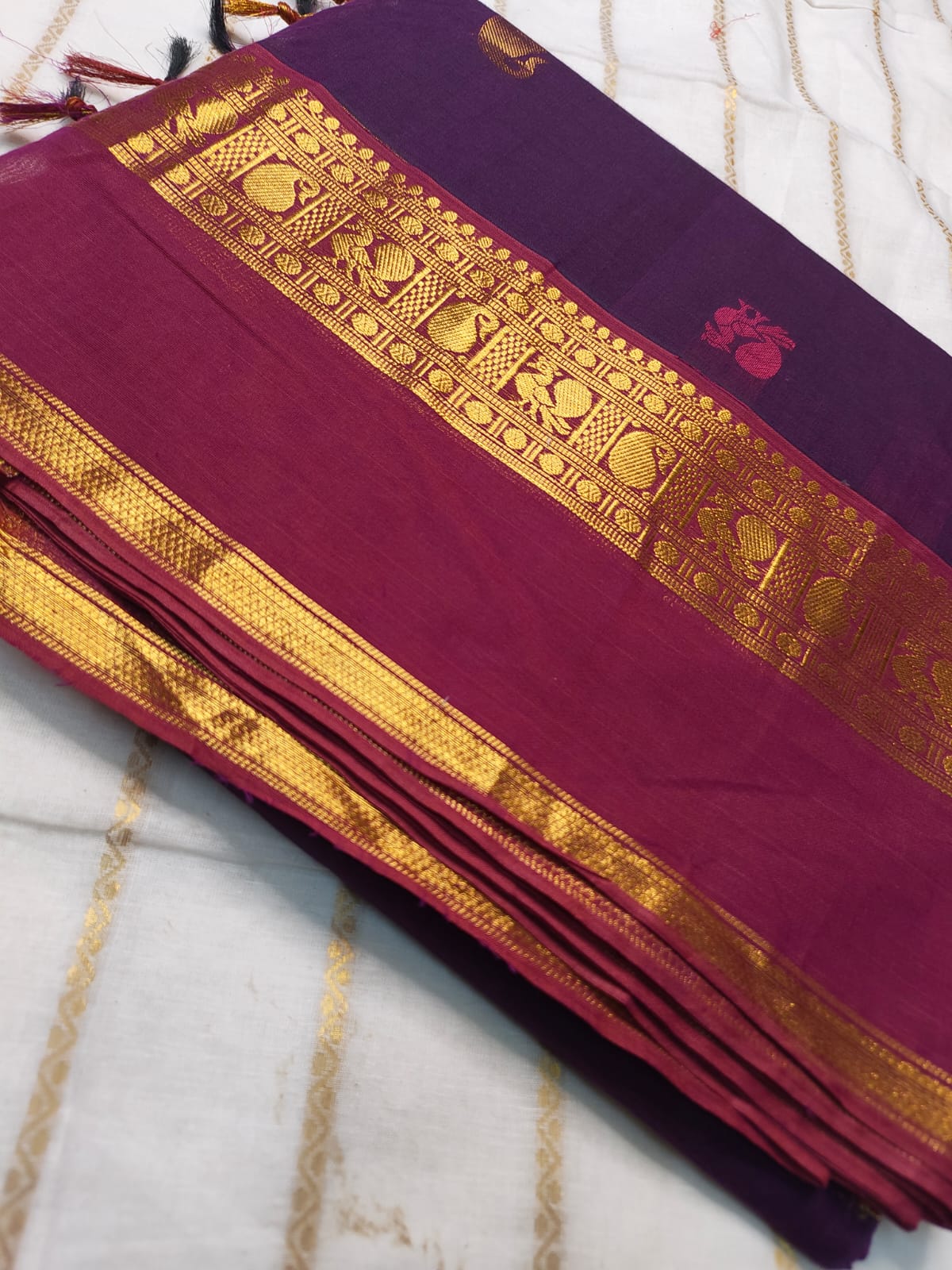 ASK008 Premium Kanchi Cotton Sarees