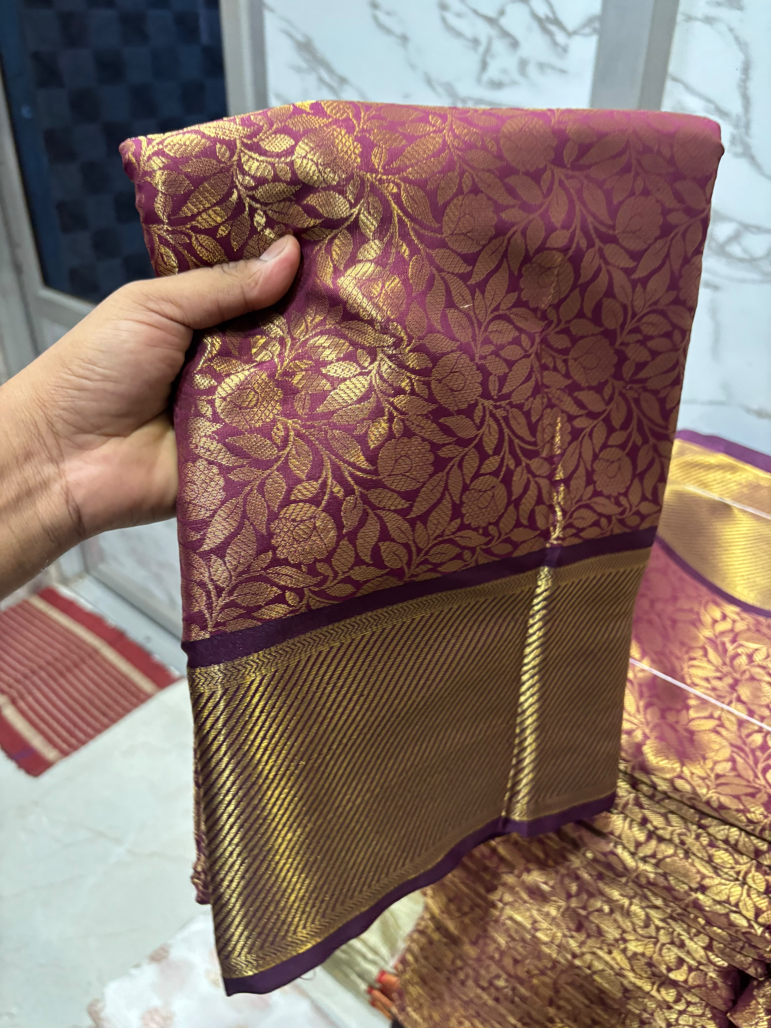 ASBB0021 Bridal Banarasi Warm Silk