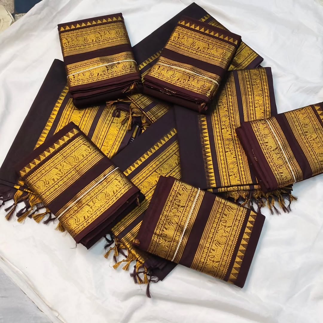 ASKC0029 Chettinad Kanchi Cotton Sarees