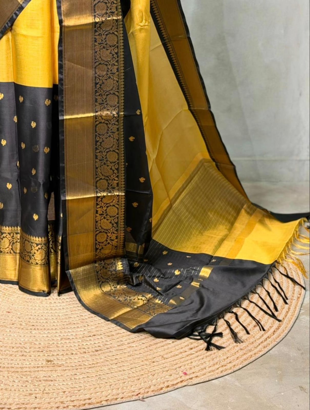 ASBS0030 Banarasi Silk Half and half Saree