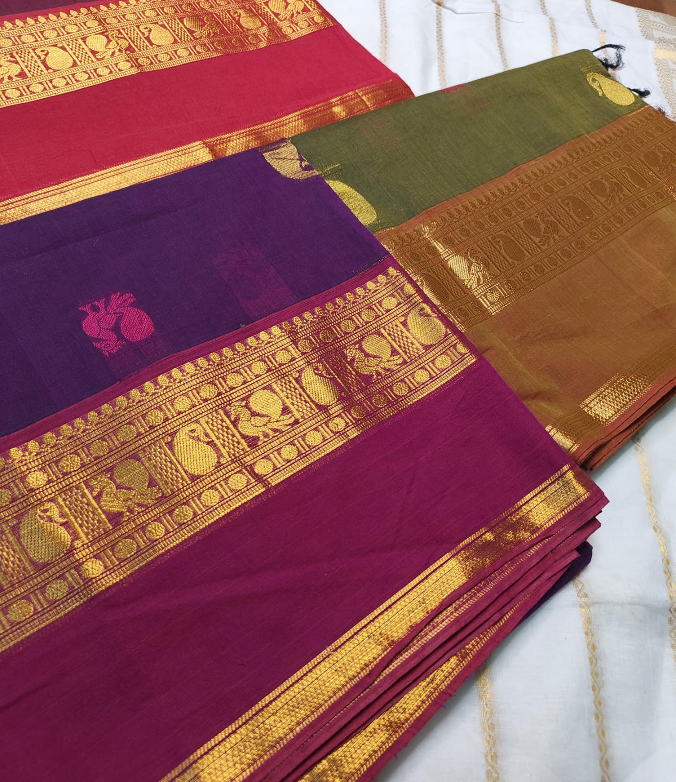 ASK008 Premium Kanchi Cotton Sarees